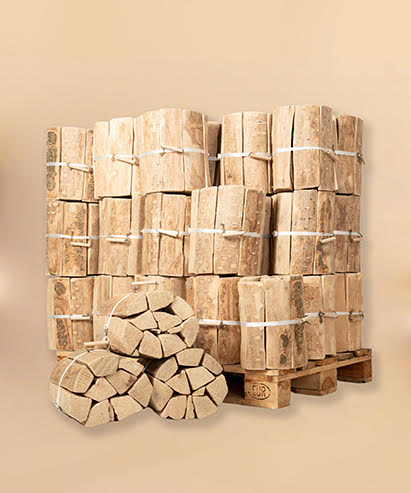 Brennholz 33c Rollen